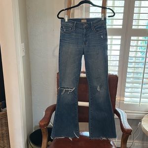 Mother The Weekender Ankle Fray Jeans in wash Wild!